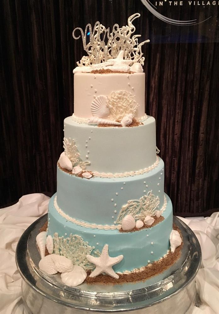 Elegant Cakery. Beach Themed Wedding cakes